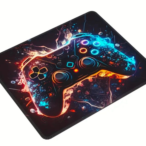 Multicolored Gaming Mouse Pad - Non-Slip, Washable, Stitched Edges - Like New! - Picture 15 of 15